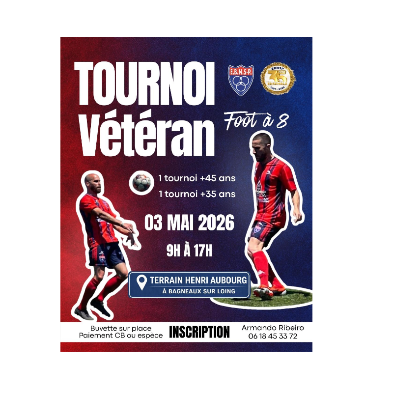 2 TOURNOIS VETERANS 🔵🔴